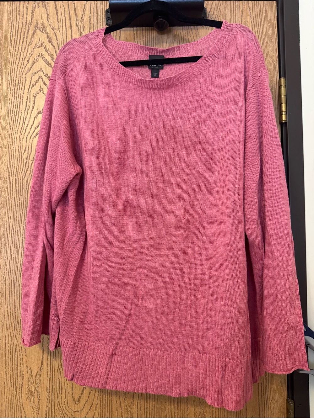 Eileen Fisher Rose Pink Crewneck Sweater